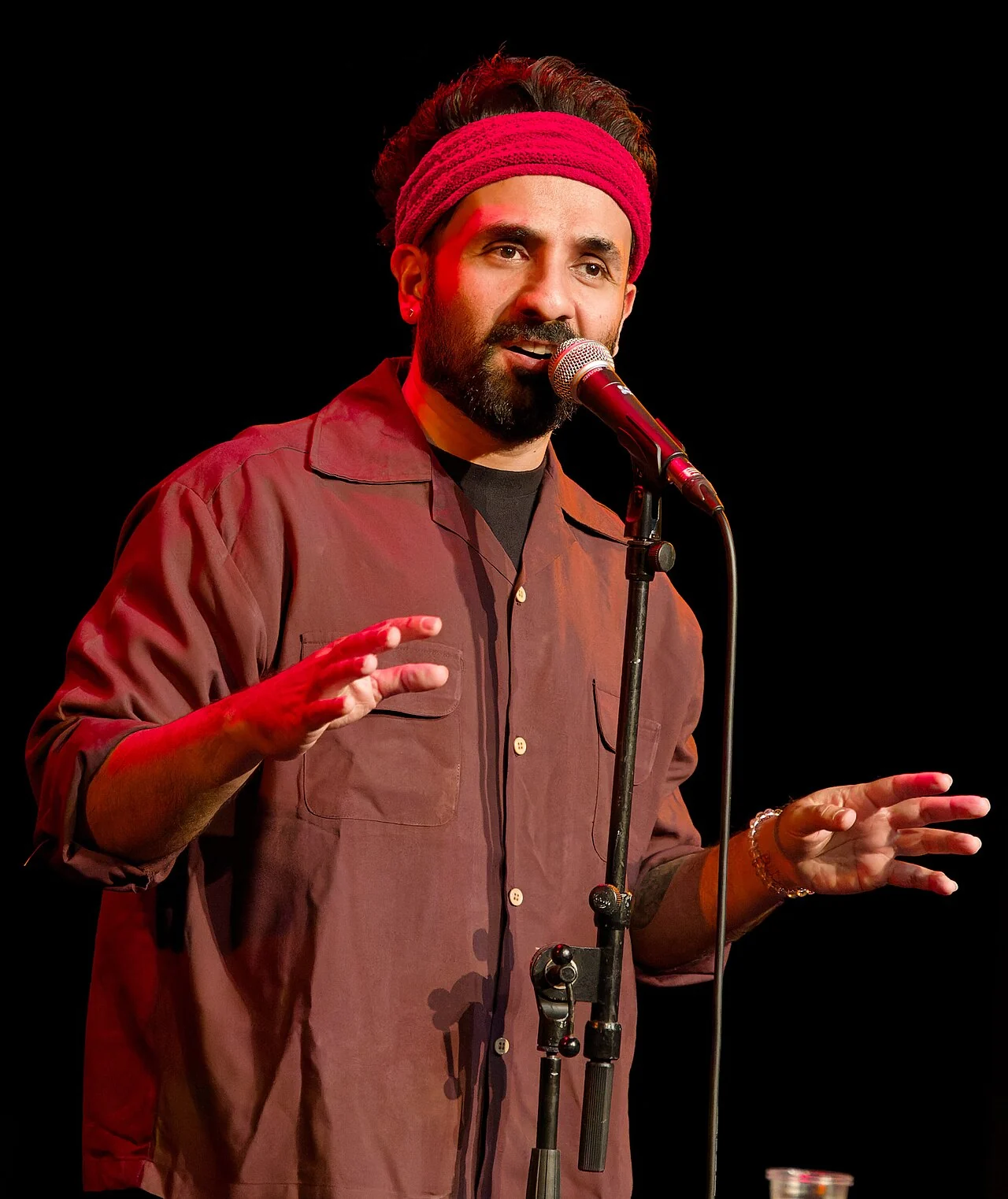 Vir Das performing The Fool at the Edinburgh Festival Fringe on 4 August 2024