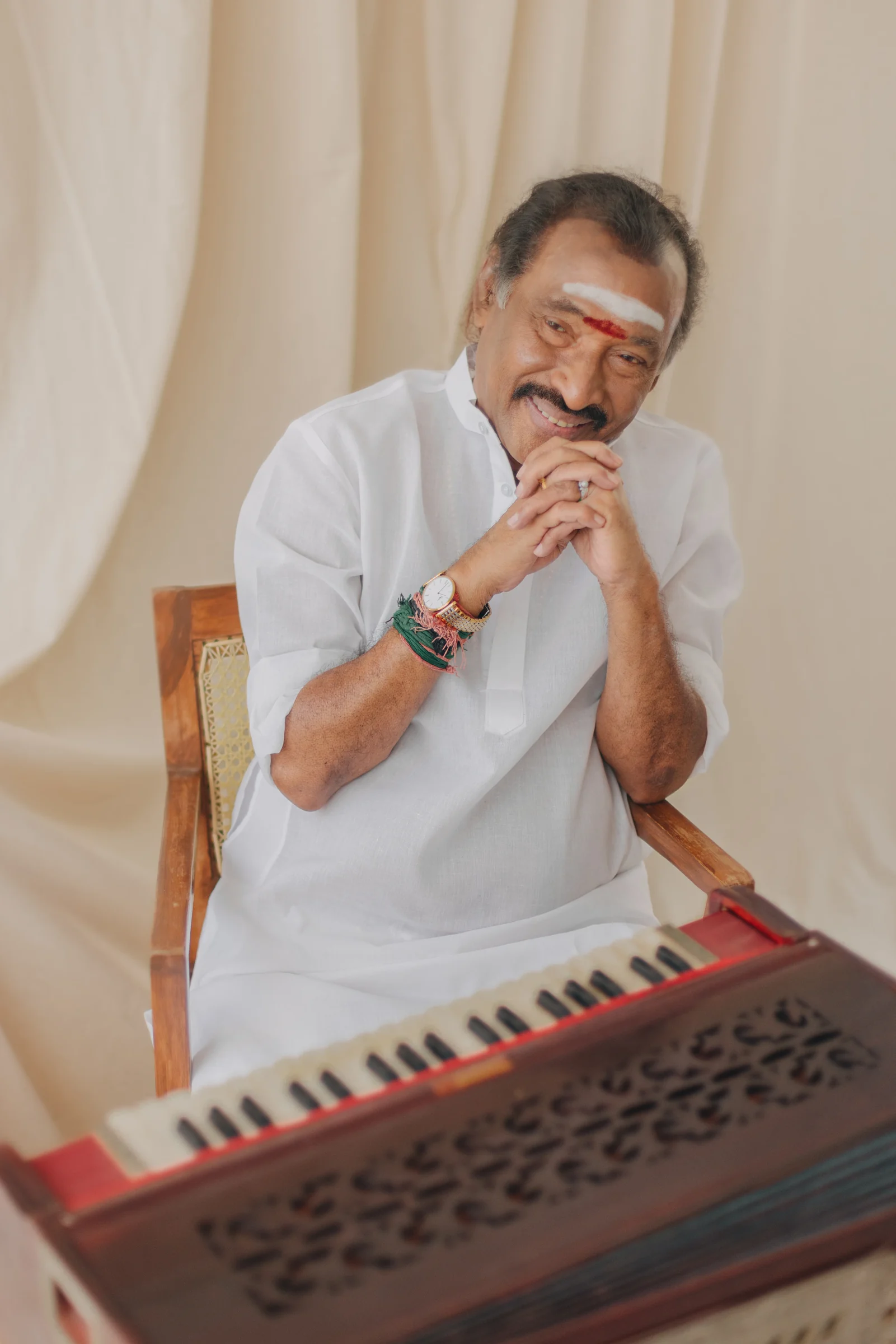 Archive photograph of Tamil composer and singer Deva in 2024